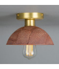 Kauri flush fitting Light Ceramic Red Iron 20cm