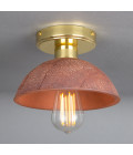 Kauri flush fitting Light Ceramic Red Iron 20cm