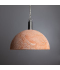 Kauri Ceiling Lamp Ceramic Red Iron 37cm