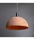 Kauri Ceiling Lamp Ceramic Red Iron 37cm