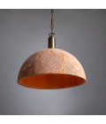 Kauri Ceiling Lamp Ceramic Red Iron 37cm