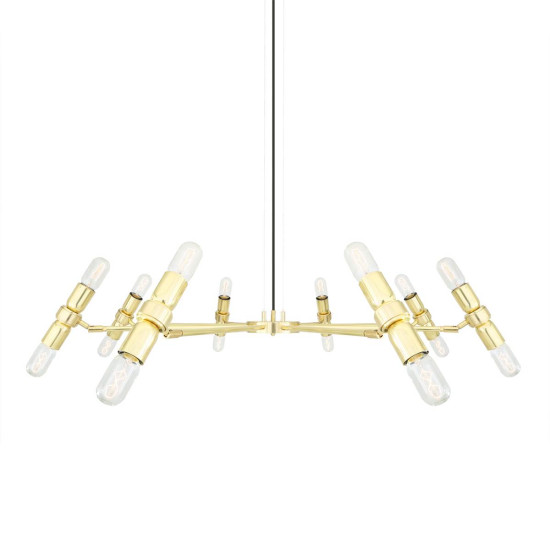 Kendu ljuskrona mässing 104cm