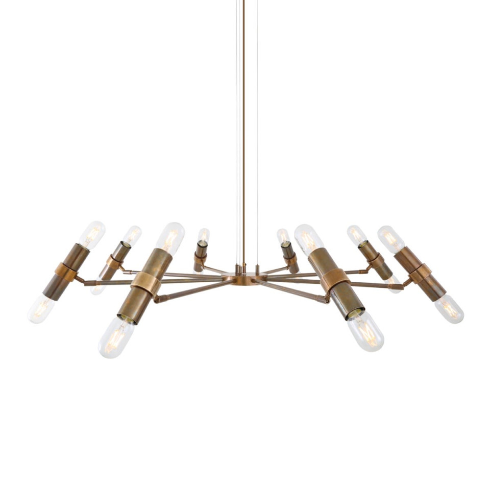 Kendu ljuskrona mässing 104cm