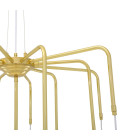 Kigoma ljuskrona mässing 98cm