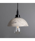 Kingii Bathroom Ceiling Lamp Ceramic Black/White 20cm IP44