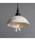 Kingii Bathroom Ceiling Lamp Ceramic Black/White 20cm IP44