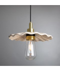 Kirhii Bathroom Ceiling Lamp Ceramic Black/White 27cm IP44