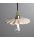 Kirhii Bathroom Ceiling Lamp Ceramic Black/White 27cm IP44