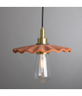 Kirhii Bathroom Ceiling Lamp Ceramic Red Iron 27cm IP44