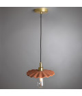 Kirhii Bathroom Ceiling Lamp Ceramic Red Iron 27cm IP44