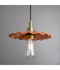 Kirhii Bathroom Ceiling Lamp Ceramic Red Iron 27cm IP44