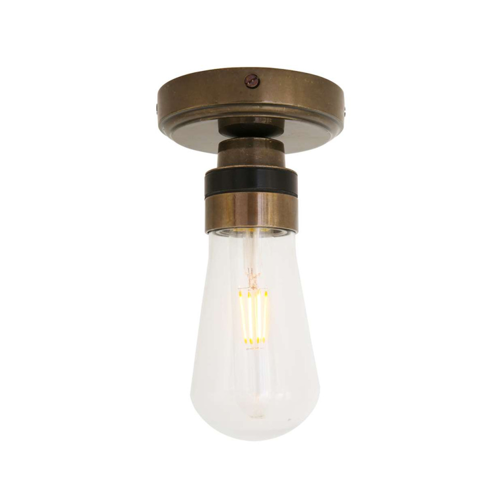 Kura badrum plafond klar/opal 12cm IP65