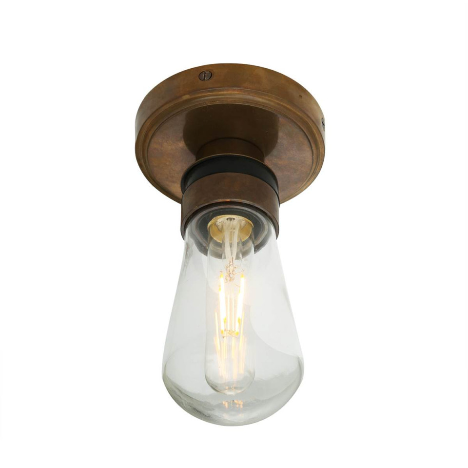 Kura badrum plafond klar/opal 12cm IP65