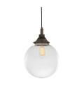 Laguna Bathroom Ceiling Lamp Clear 25cm IP44
