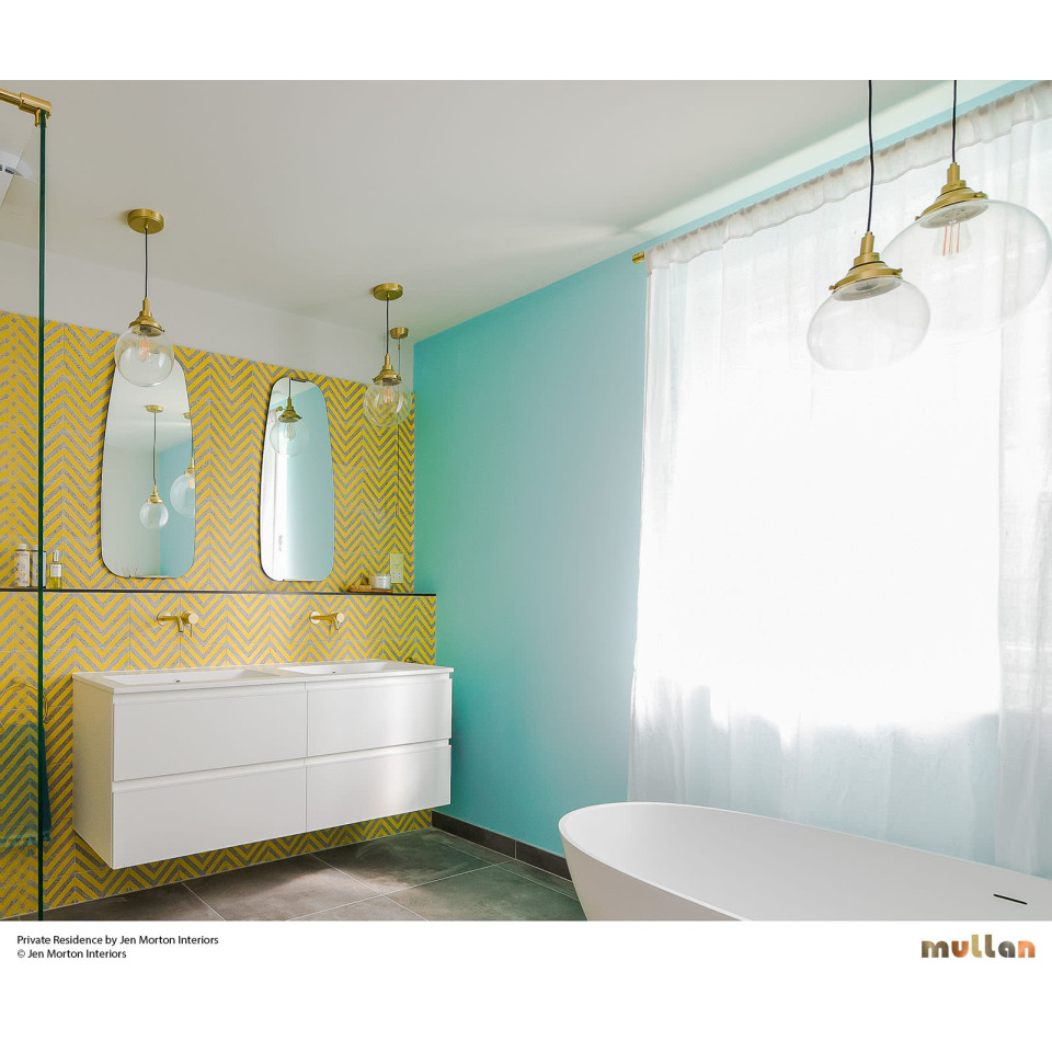 Laguna Bathroom Ceiling Lamp Clear 25cm IP44