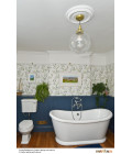 Laguna Bathroom Ceiling Lamp Clear 30cm IP44