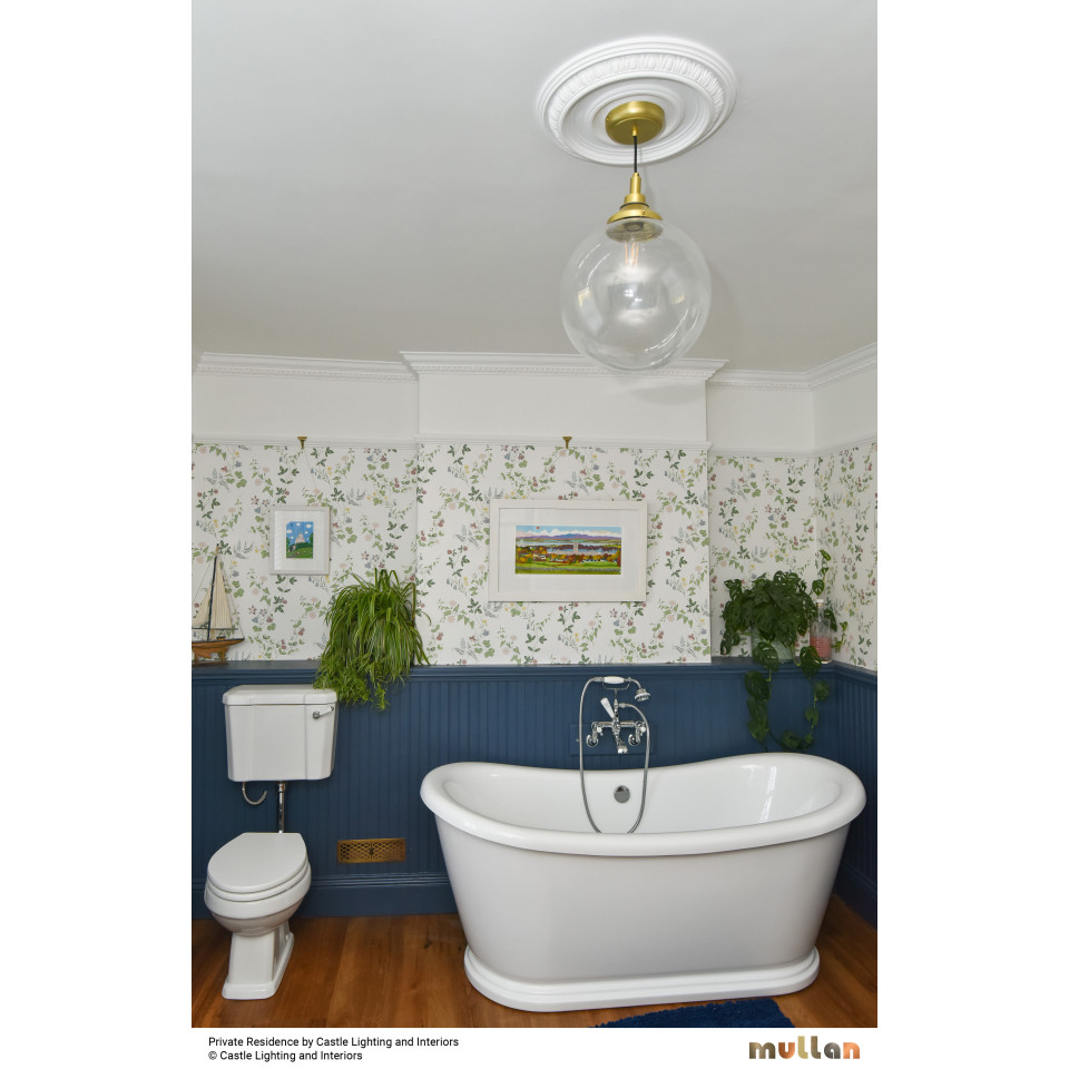 Laguna Bathroom Ceiling Lamp Clear 30cm IP44
