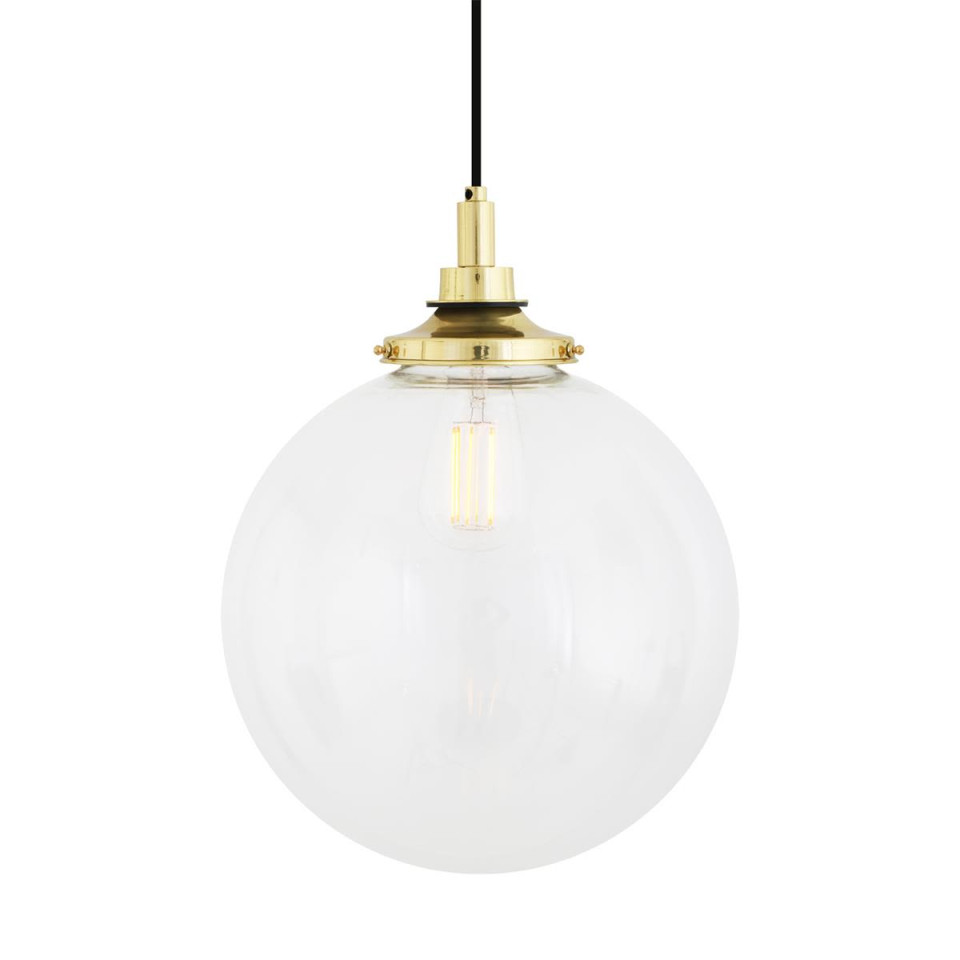 Laguna Bathroom Ceiling Lamp Clear 30cm IP44