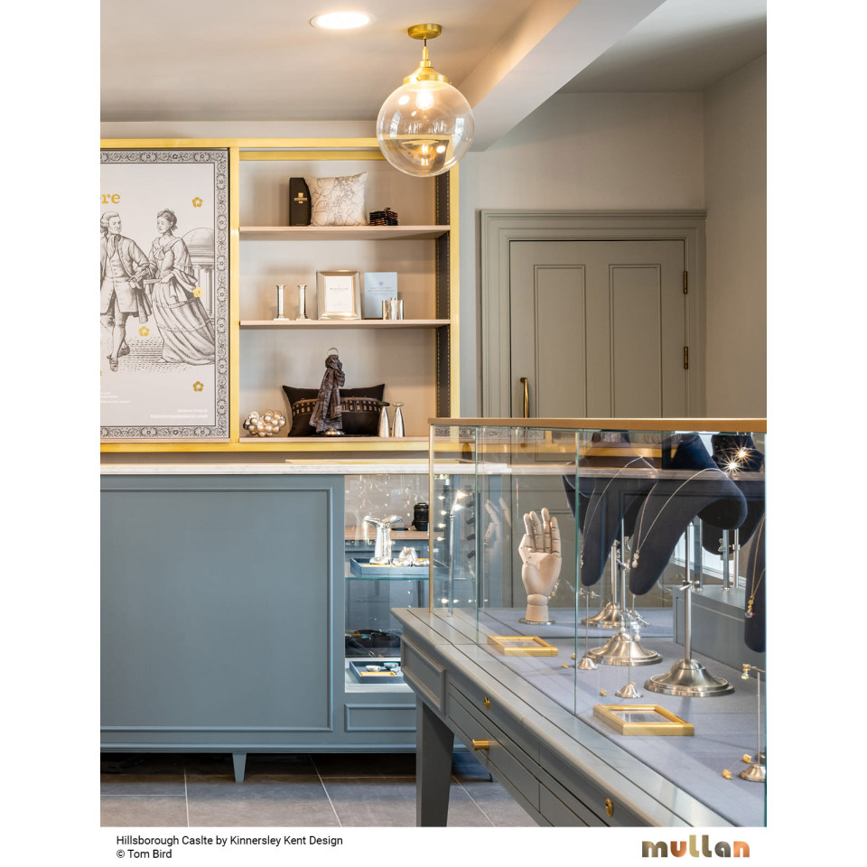 Laguna Bathroom Ceiling Lamp Clear 30cm IP44