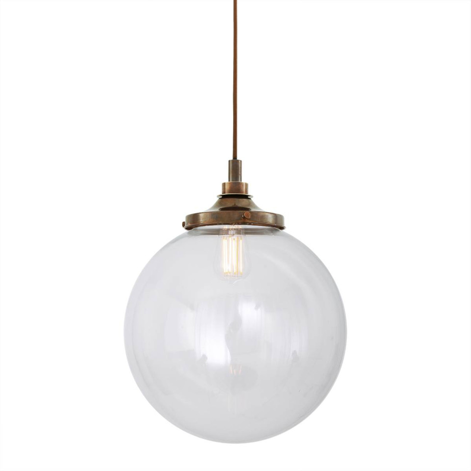 Laguna Bathroom Ceiling Lamp Clear 35cm IP44