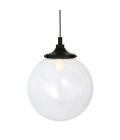 Laguna Bathroom Ceiling Lamp Clear 35cm IP44