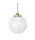 Laguna Bathroom Ceiling Lamp Clear 35cm IP44