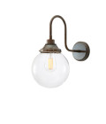 Laguna Swan Neck Bathroom Wall Lamp Clear 40cm IP44