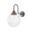 Laguna Swan Neck Bathroom Wall Lamp Clear 45cm IP44