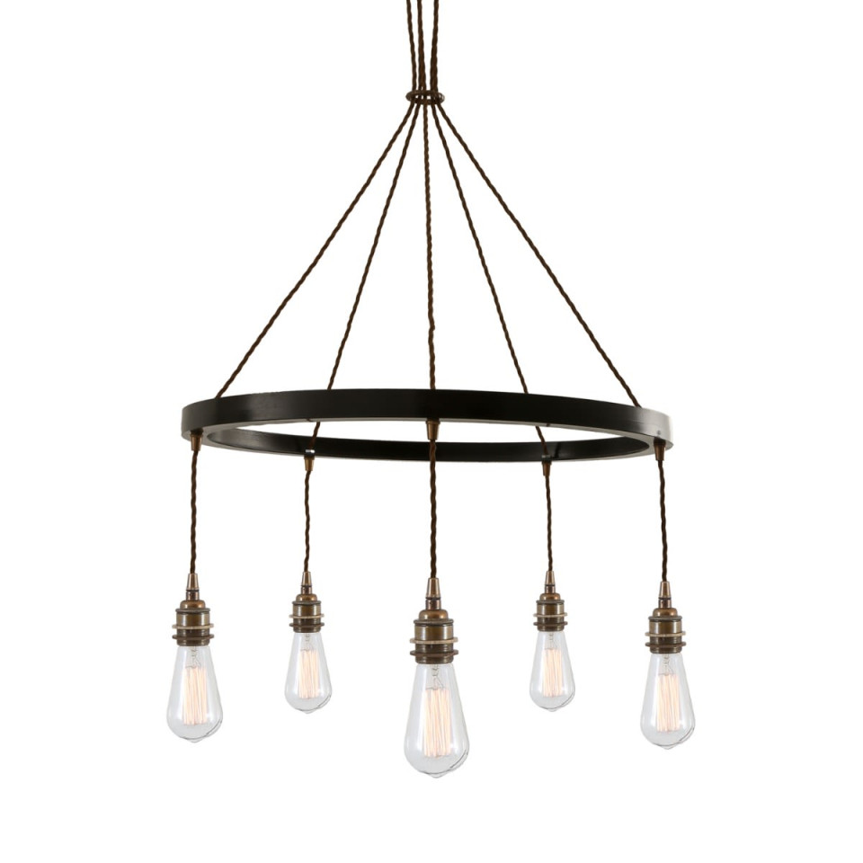 Lome ljuskrona mässing 60cm Mullan Lighting Lome ljuskrona mässing 60cm