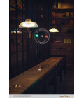 London Ceiling Lamp Prismatic 40cm
