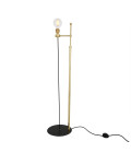 Lusk golvlampa mässing 118cm Mullan Lighting Lusk golvlampa mässing 118cm