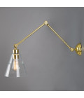 Lyx tavellampa klar 47cm