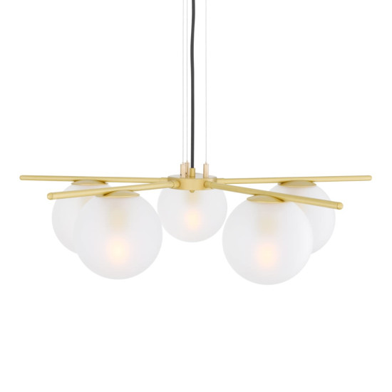 Madison Chandelier Clear/Frosted/Smoked 80cm
