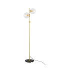 Madison golvlampa klar/frostad/rökt 154cm