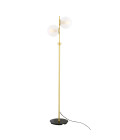 Madison golvlampa klar/frostad/rökt 154cm
