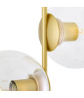 Madison golvlampa klar/frostad/rökt 154cm