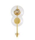 Madison golvlampa klar/frostad/rökt 154cm