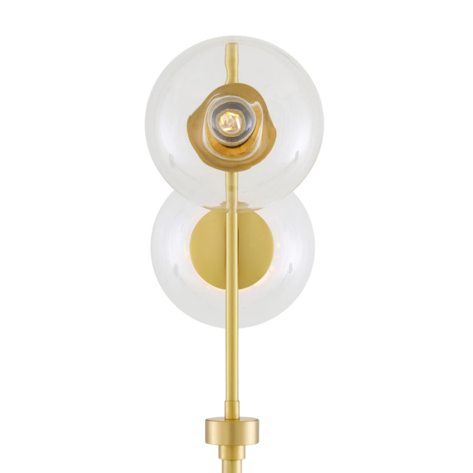 Madison golvlampa klar/frostad/rökt 154cm