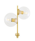 Madison golvlampa klar/frostad/rökt 154cm