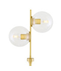 Madison golvlampa klar/frostad/rökt 154cm