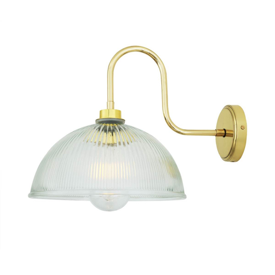 Maris Bathroom Wall Lamp Prismatic 39cm IP65