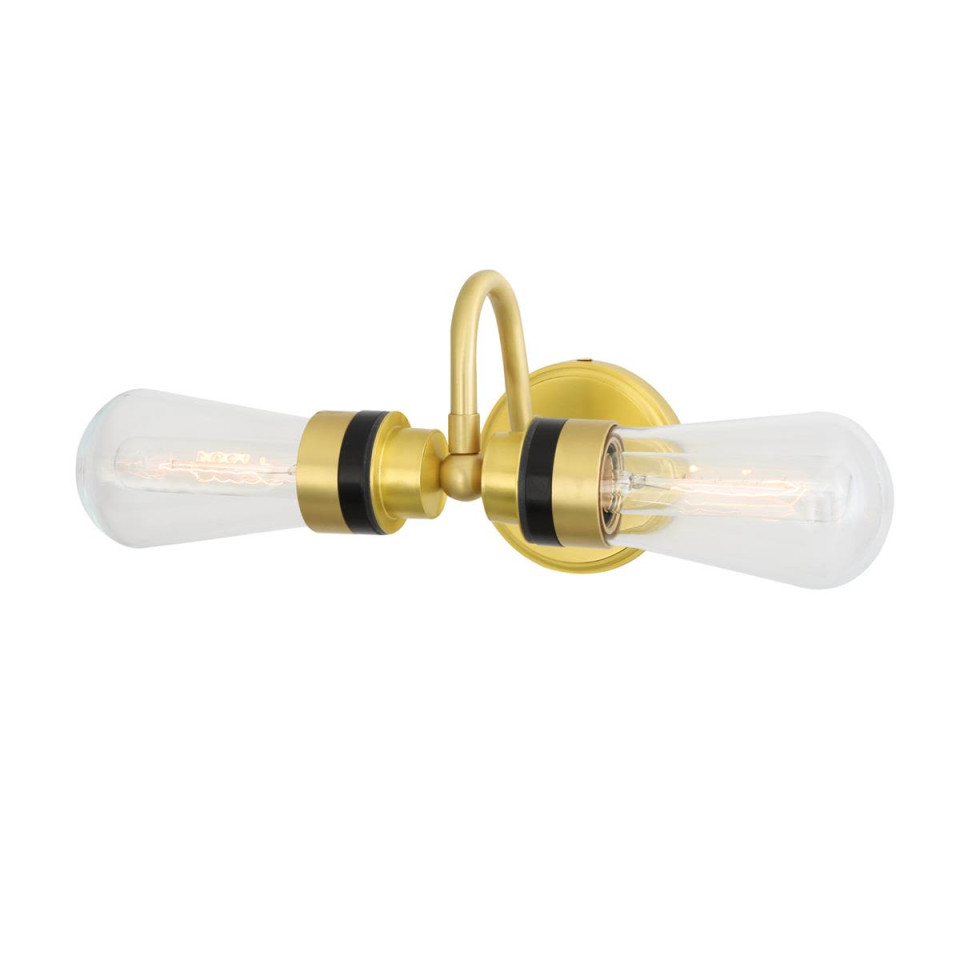 Michal Bathroom Wall Lamp Clear/Opal 18cm IP65
