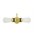 Michal Bathroom Wall Lamp Clear/Opal 18cm IP65