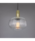 Nehir Ceiling Lamp Brass/Glass 20cm
