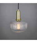 Nehir Ceiling Lamp Brass/Glass 20cm