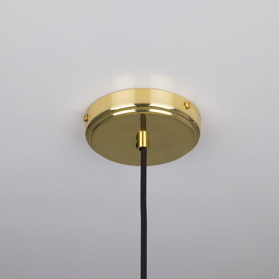 Nehir Ceiling Lamp Brass/Glass 20cm