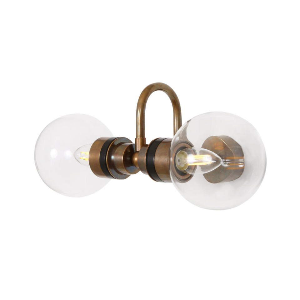 Ness Bathroom Wall Lamp Clear/Opal/Prismatic 16.5cm IP65