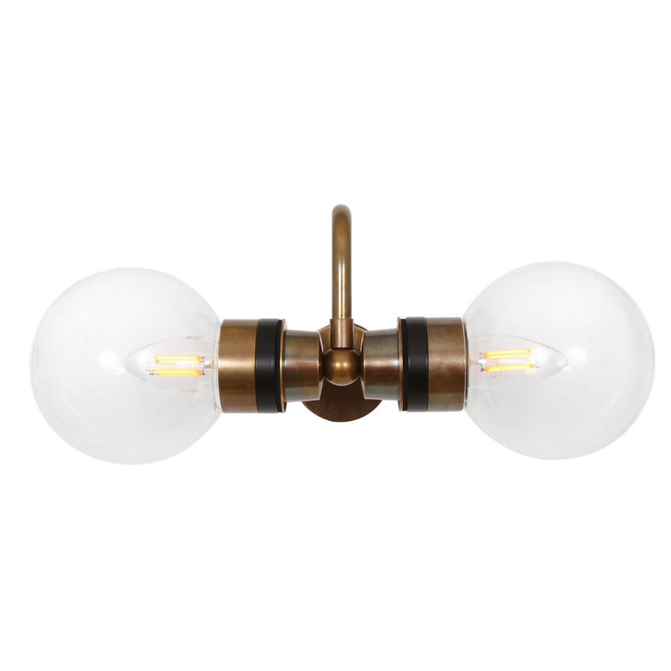 Ness Bathroom Wall Lamp Clear/Opal/Prismatic 16.5cm IP65