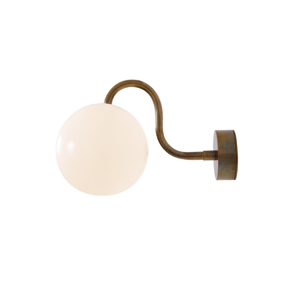 Ness Bathroom Wall Lamp Clear/Opal/Prismatic 16.5cm IP65