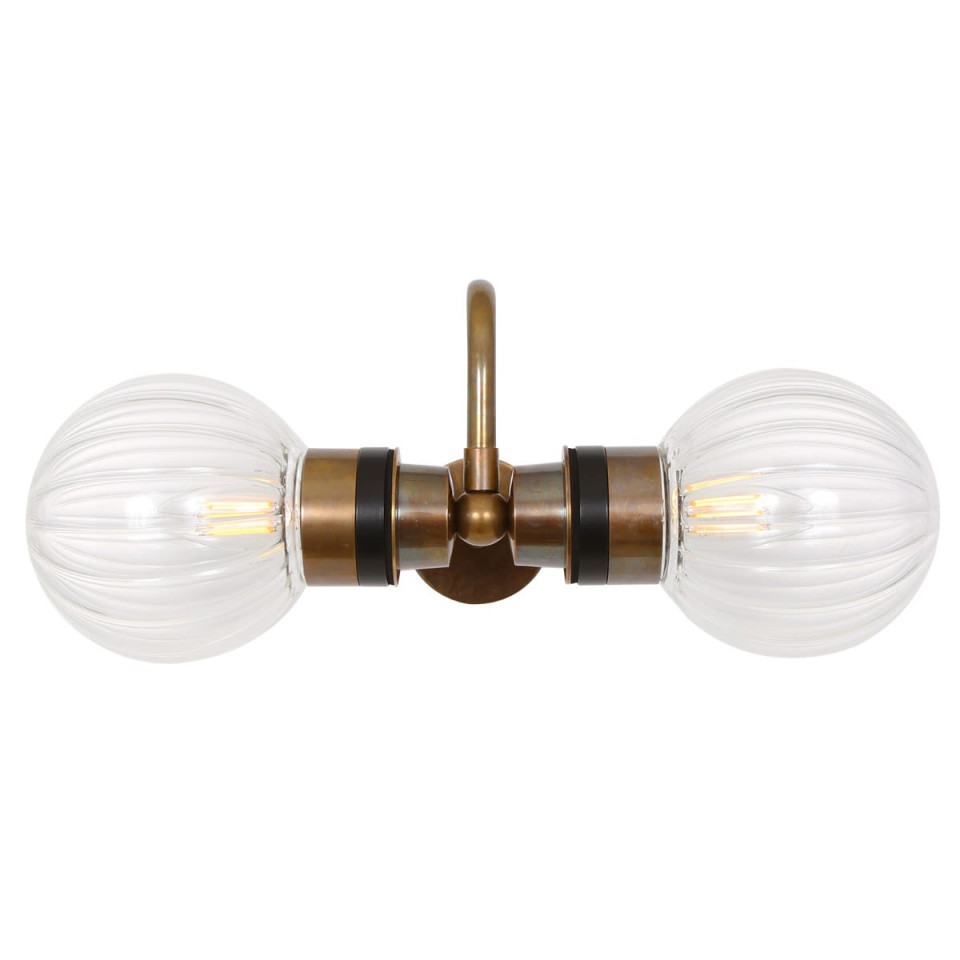Ness Bathroom Wall Lamp Clear/Opal/Prismatic 16.5cm IP65